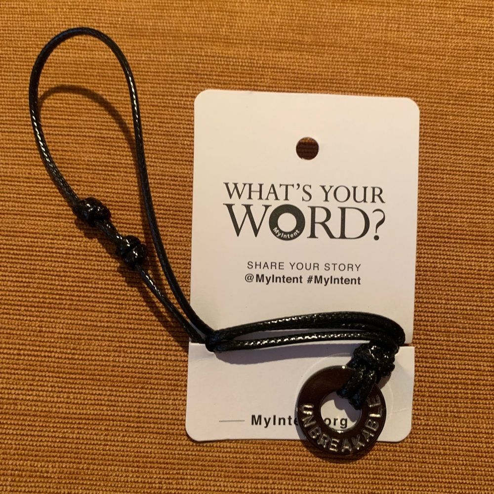 MyIntent Custom Word, Unbreakable, Adjustable Necklace